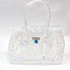 Sac jelly translucide ALVE - Confetti