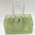 Sac jelly translucide ALVE - Tilleul