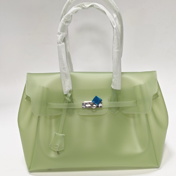 Sac jelly translucide ALVE - Tilleul